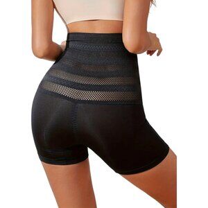 Black Polyester Tummy Control Seamless High Waist Shaping Panties size xl (10)